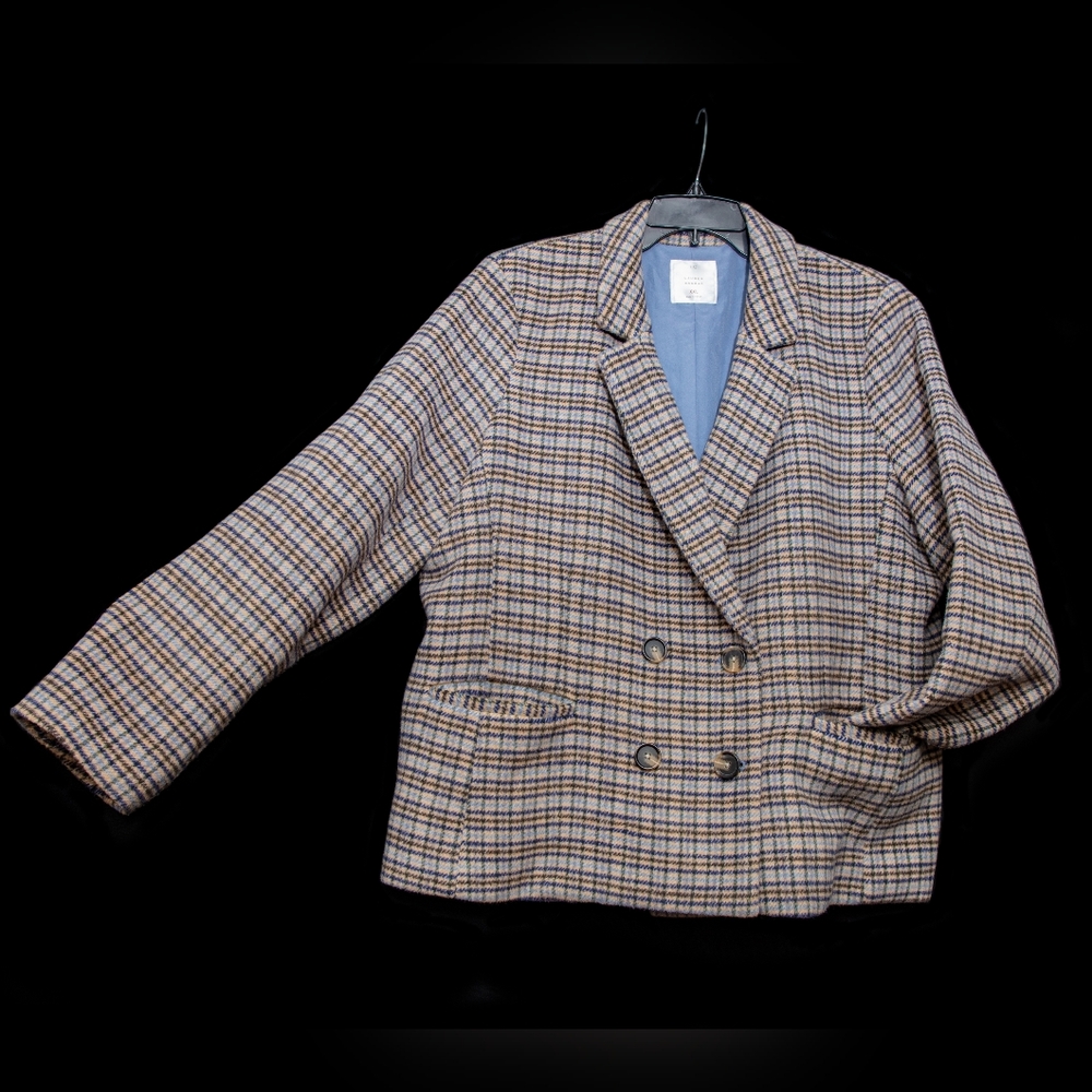 LC Lauren Conrad Plaid Blazer XXL